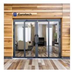 Cửa trượt quay Eurotech Hệ Vip 68 (Nẹp rời 8.0) Màu Ghi Xám