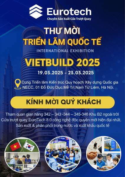 ThƯ MỜi TriỂn LÃm QuỐc TẾ CỬa TrƯỢt Quay Eurotech