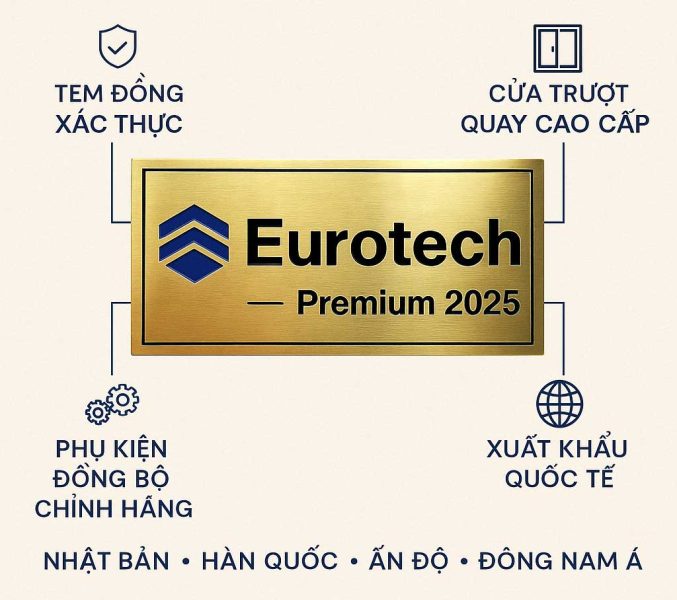 Tem Đồng Cửa Trượt Quay Eurotech