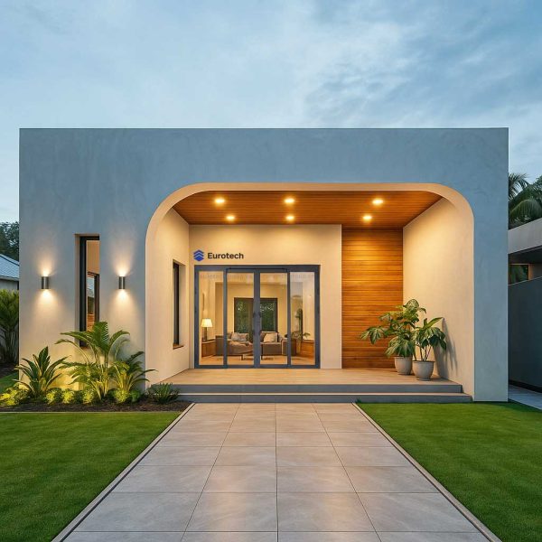 Vì Sao Biệt Thự Hiện Đại Không Thể Thiếu Cửa Trượt Quay Hoàng Gia Eurotech ?