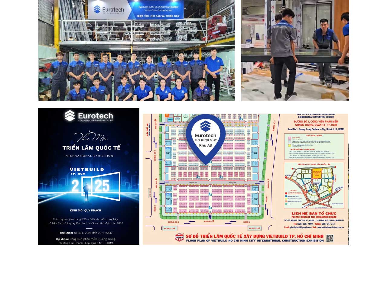 CHẠM TAY VÀO GIÁ TRỊ THẬT TẠI VIETBUILD TP.HCM 2025 – CHỈ CÒN 4 NGÀY NỮA! SẴN SÀNG TRẢI NGHIỆM 10 HỆ CỬA TRƯỢT QUAY ĐỘC QUYỀN CHỈ CÓ TẠI EUROTECH