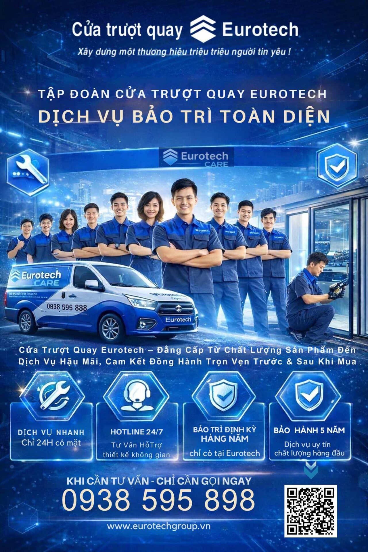TẬP ĐOÀN CỬA TRƯỢT QUAY EUROTECH DỊCH VỤ BẢO TRÌ TOÀN DIỆN SỐ 1 VIỆT NAM! Công Nghệ Âu Đằng Cấp, Dịch Vụ Và Sự Tàn Tàm!