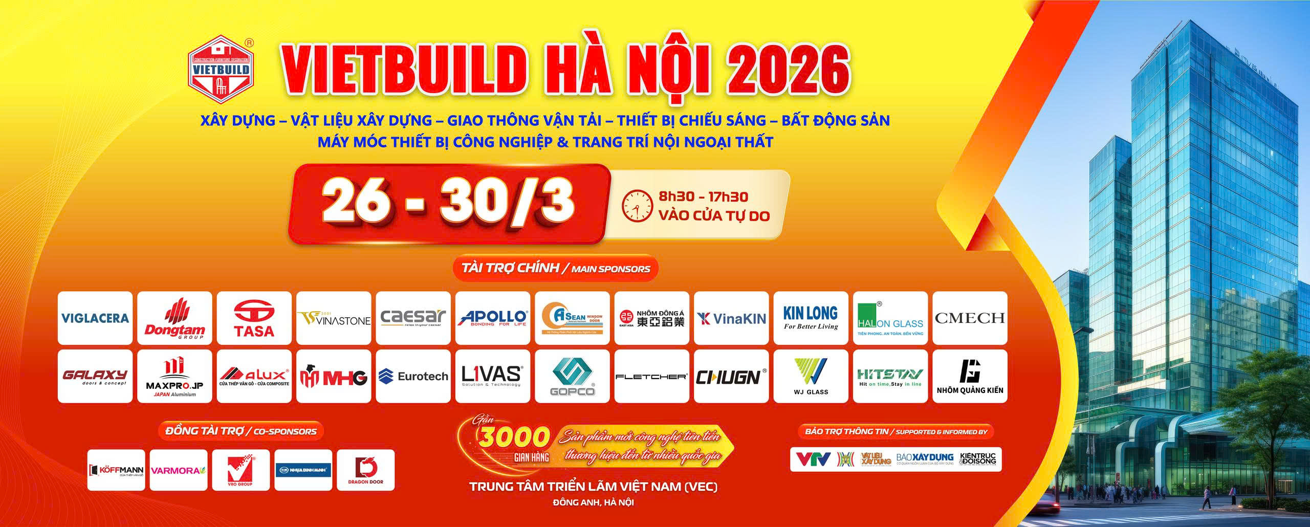 Vietbuild Ha Noi 2026 Cửa trượt quay eurotech